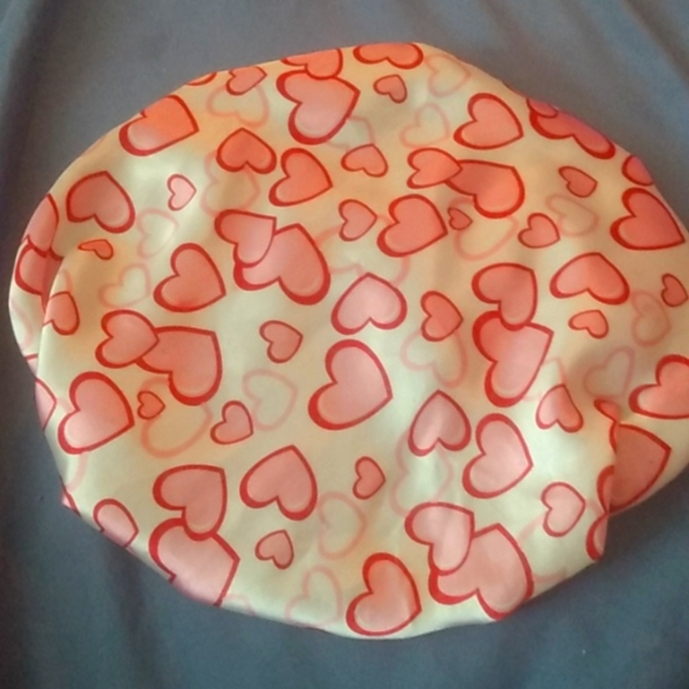 Heart bonnet/ shower cap